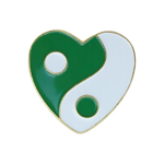 Corazón Ying y Yang (3 diseños)