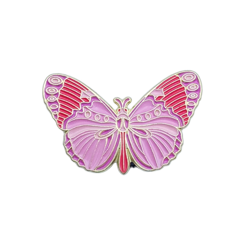 Mariposa rosa