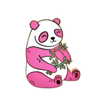 Panda rosa