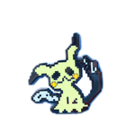 Pikachu mimikyu 8 bit.