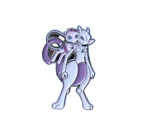 Mew y Mewtwo.